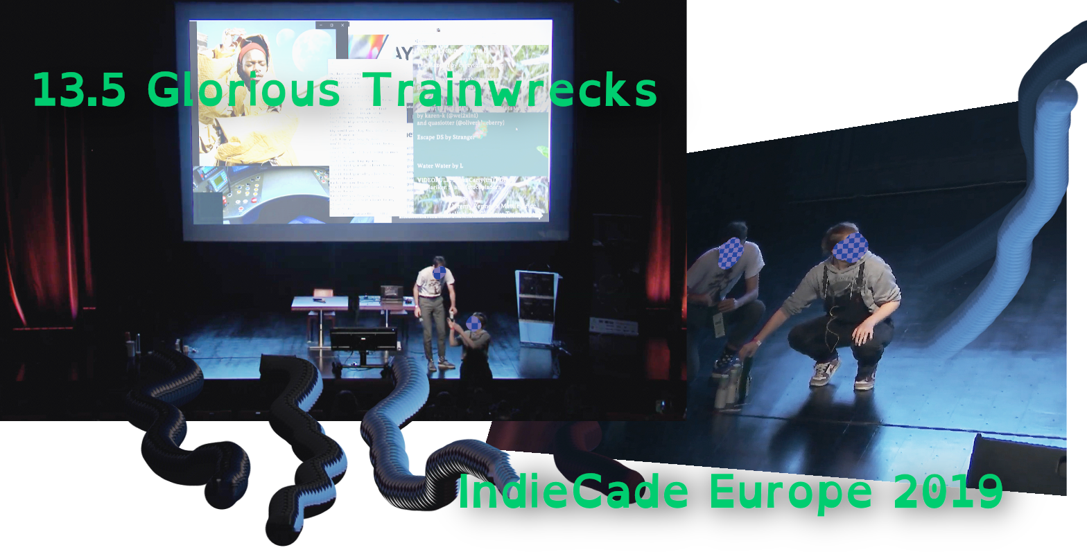 13.5 Glorious Trainwrecks at Indiecade Europe 2019